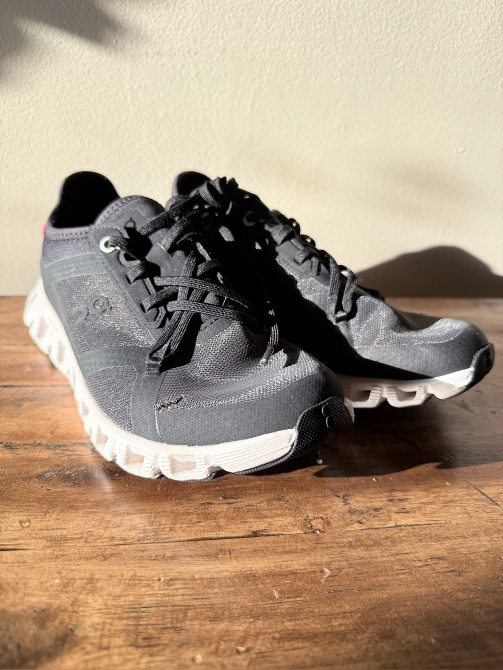 Ladies/Kids Black Running Sneakers - Lightweight Athletic Shoes